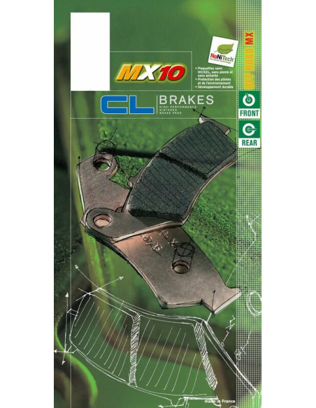 Plaquettes de frein CL BRAKES Off-Road métal fritté - 2914MX10