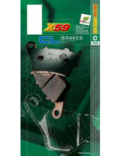 Plaquettes de frein CL BRAKES Off-Road métal fritté - 1165X59 2