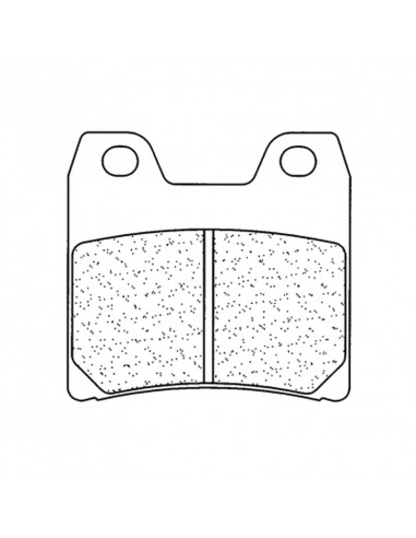 Plaquettes de frein CL BRAKES Racing métal fritté - 1066RX3