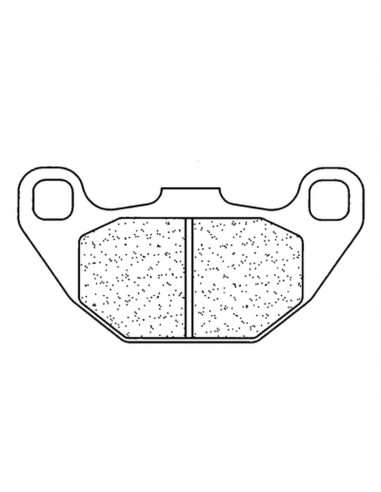 Plaquettes de frein CL BRAKES Quad métal fritté - 1123ATV1