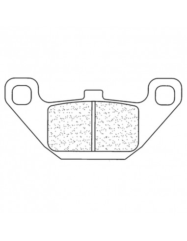 Plaquettes de frein CL BRAKES Racing métal fritté - 2285RX3