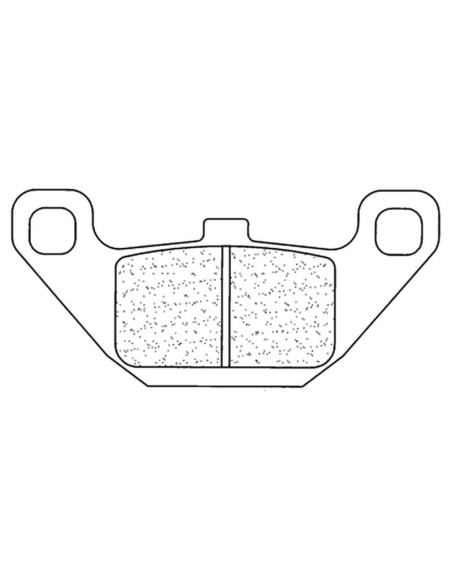 Plaquettes de frein CL BRAKES Racing métal fritté - 2285RX3
