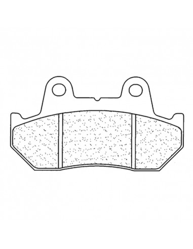 Plaquettes de frein CL BRAKES Racing métal fritté - 2289RX3