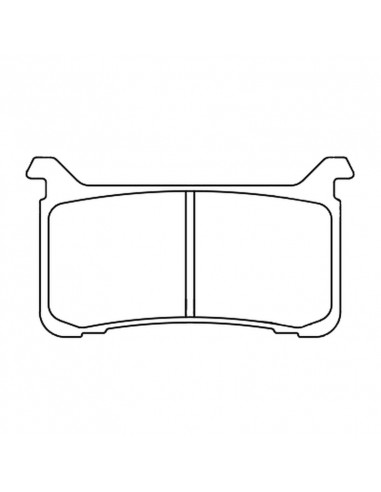 Plaquettes de frein CL BRAKES street métal fritté - 1252A3+