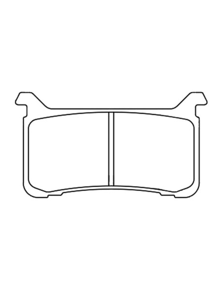 Plaquettes de frein CL BRAKES street métal fritté - 1252XBK5