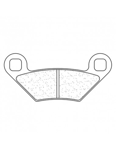 Plaquettes de frein CL BRAKES Quad métal fritté - 1222ATV1