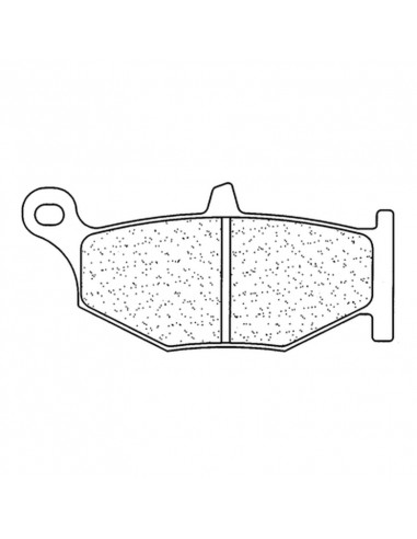 Plaquettes de frein CL BRAKES Racing métal fritté - 1163RX3