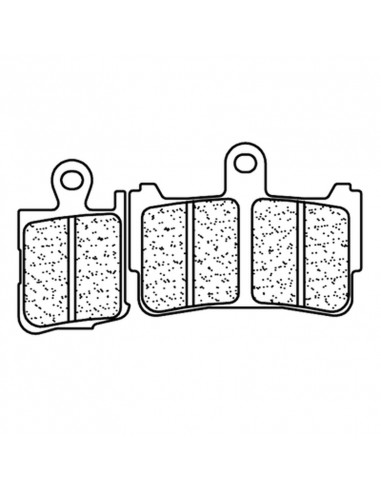 Plaquettes de frein CL BRAKES route métal fritté - 1216A3+