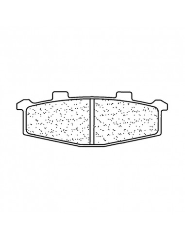 Plaquettes de frein CL BRAKES Racing métal fritté - 2389RX3