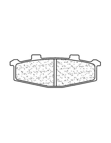Plaquettes de frein CL BRAKES Racing métal fritté - 2389RX3