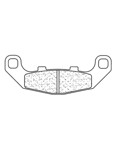 Plaquettes de frein CL BRAKES Racing métal fritté - 2389RX3