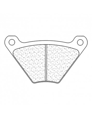 Plaquettes de frein CL BRAKES Racing métal fritté - 2599RX3