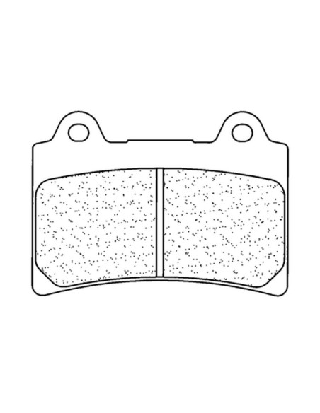 Plaquettes de frein CL BRAKES Racing métal fritté - 2305C60