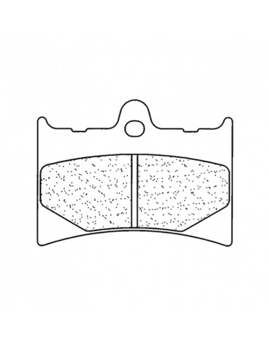 Plaquettes de frein CL BRAKES Racing métal fritté - 2398C60