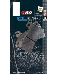 Plaquettes de frein CL BRAKES Racing métal fritté - 2398C60 2