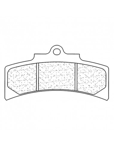 Plaquettes de frein CL BRAKES Racing métal fritté - 2584C60