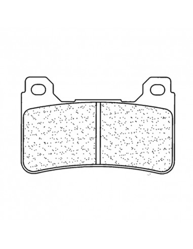 Plaquettes de frein CL BRAKES Racing métal fritté - 1134C60