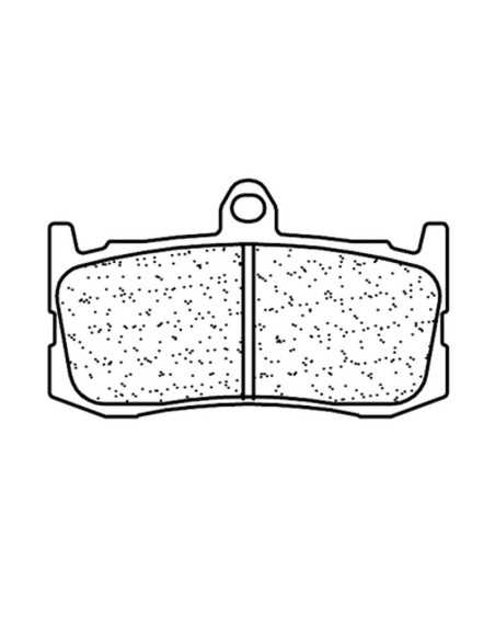Plaquettes de frein CL BRAKES Racing métal fritté - 1209C60