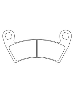 Plaquettes de frein CL BRAKES Quad métal fritté - 1229ATV1