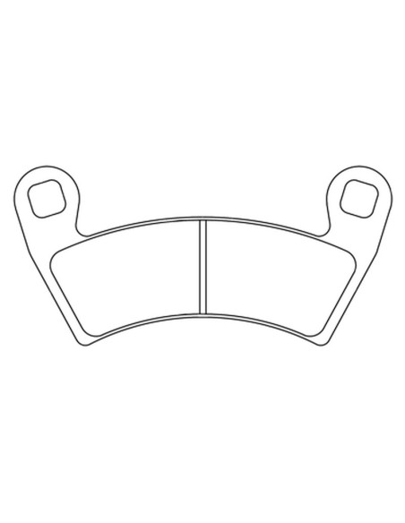 Plaquettes de frein CL BRAKES Quad métal fritté - 1229ATV1