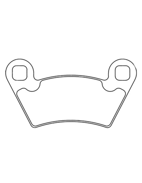 Plaquettes de frein CL BRAKES Quad métal fritté - 1230ATV1