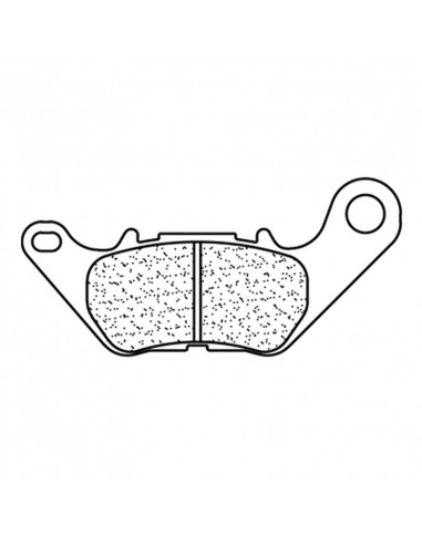 Plaquettes de frein CL BRAKES Racing métal fritté - 1241RX3