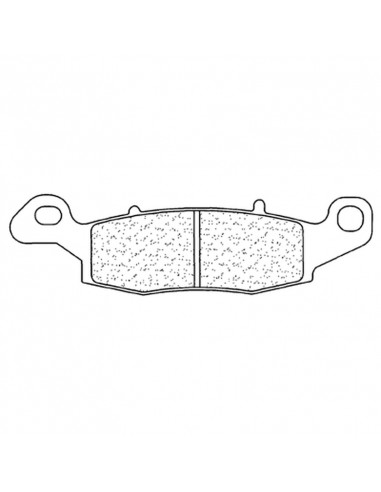 Plaquettes de frein CL BRAKES Racing métal fritté - 2384C60