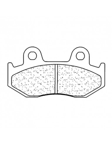 Plaquettes de frein CL BRAKES Racing métal fritté - 2451RX3