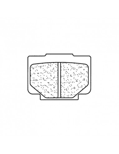 Plaquettes de frein CL BRAKES Racing métal fritté - 2984RX3