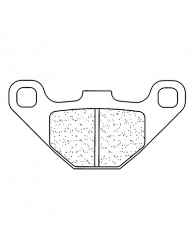 Plaquettes de frein CL BRAKES Quad métal fritté - 2466ATV1