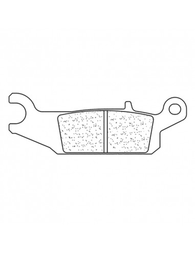 Plaquettes de frein CL BRAKES Quad métal fritté - 1192ATV1