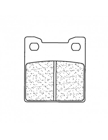 Plaquettes de frein CL BRAKES Racing métal fritté - 2390RX3