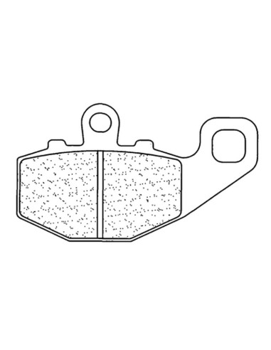 Plaquettes de frein CL BRAKES Racing métal fritté - 2381RX3