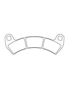 Plaquettes de frein CL BRAKES Quad métal fritté - 1247ATV1