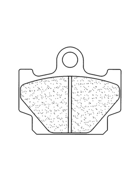 Plaquettes de frein CL BRAKES route métal fritté - 2802A3+