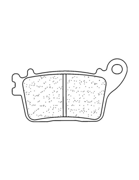 Plaquettes de frein CL BRAKES Racing métal fritté - 1174RX3