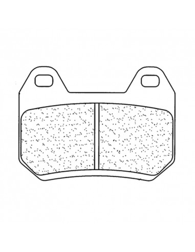 Plaquettes de frein CL BRAKES Racing métal fritté - 2987RX3