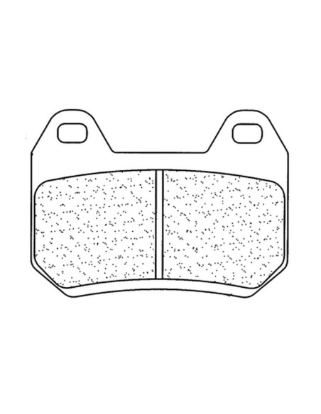 Plaquettes de frein CL BRAKES Racing métal fritté - 2987RX3