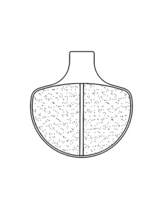 Plaquettes de frein CL BRAKES route métal fritté - 2699A3+