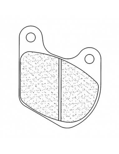 Plaquettes de frein CL BRAKES Racing métal fritté - 2718RX3