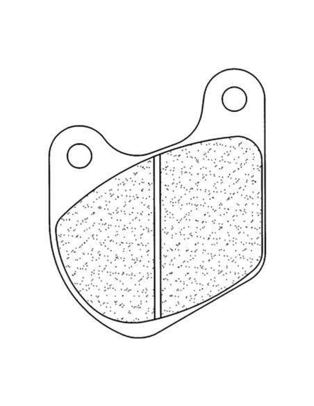 Plaquettes de frein CL BRAKES Racing métal fritté - 2718RX3