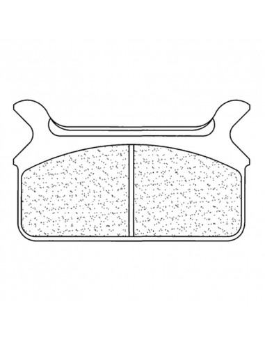 Plaquettes de frein CL BRAKES Racing métal fritté - 2342RX3