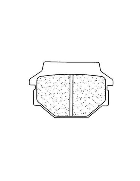 Plaquettes de frein CL BRAKES Off-Road métal fritté - 2466MX10