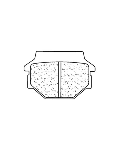 Plaquettes de frein CL BRAKES Racing métal fritté - 2306RX3
