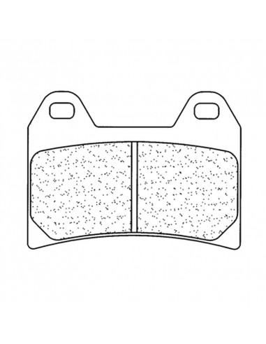 Plaquettes de frein CL BRAKES Racing métal fritté - 2539C60