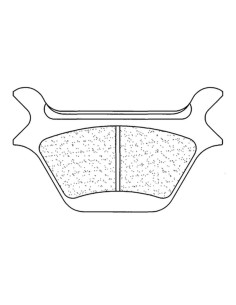 Plaquettes de frein CL BRAKES Racing métal fritté - 2370RX3