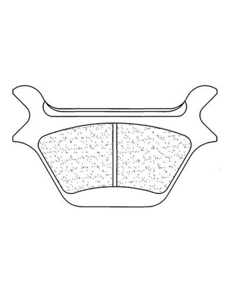 Plaquettes de frein CL BRAKES Racing métal fritté - 2370RX3