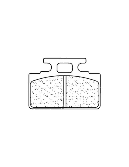 Plaquettes de frein CL BRAKES Racing métal fritté - 2287RX3