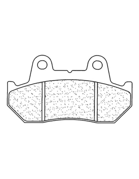 Plaquettes de frein CL BRAKES Racing métal fritté - 2382RX3