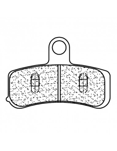 Plaquettes de frein CL BRAKES route métal fritté - 1212A3+